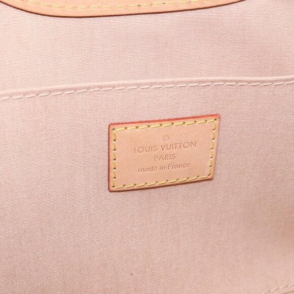 LOUIS VUITTON Vernis Roxbury Drive Bag 2Way Rose flow lantern M91391 Auth gh1053 - Picture 10 of 16